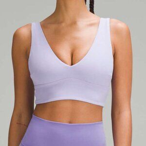 Lululemon Align™ V-Neck Bra *Light Support, C/D Cup |  Lilac Smoke | Size 10